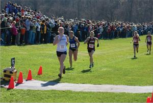 Kristina Martin, 14, earned an individual at-large bid to the NCAA Championships this Thursday after earning the highest finish for an Allegheny runner at the regional meet since 2005. ED MALLIARD/SPORTS INFORMATION.