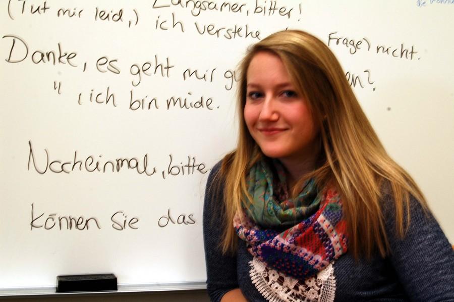 Katharina Schulz came to America from Cologne, Germany for a semester of teaching and studying with the Pennsylvania Colleges in Cologne program. 