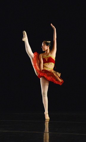 Yilin Zhu, ‘17, was one of the dancers who performed in “Don Quixote.” Her dance was inspired by Esmeralda from The Hunchback of Notre-Dame.