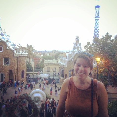 Amy Currul, ’17, visits the Parc Guell, one of her favorite spots in Barcelona.