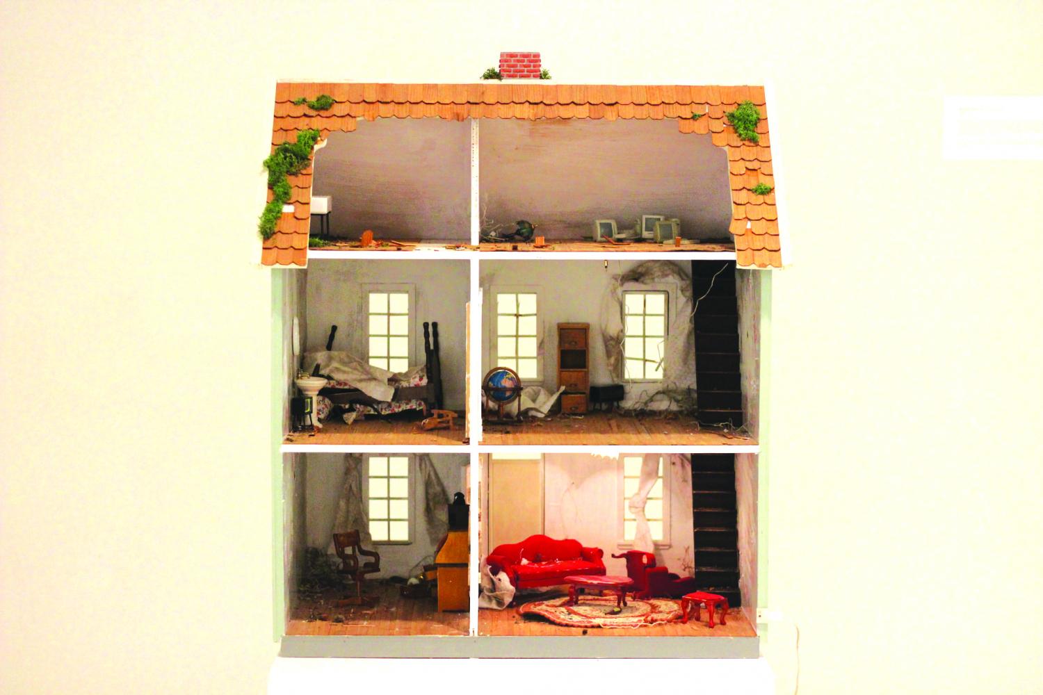 Nicholena Moon’s, ‘12, finished piece titled, Waste, from the 8 Hour Projects on Sept. 2, 2017.