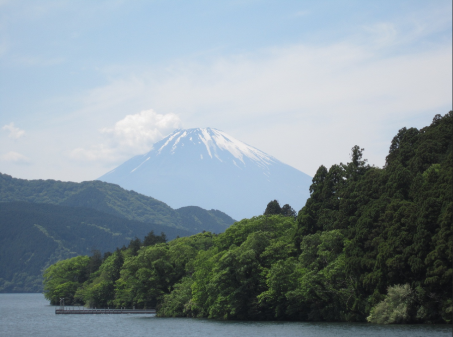 Students explored sites in Japan, like Mount Fugi, while traveling on the 2018 Japan EL Seminar.