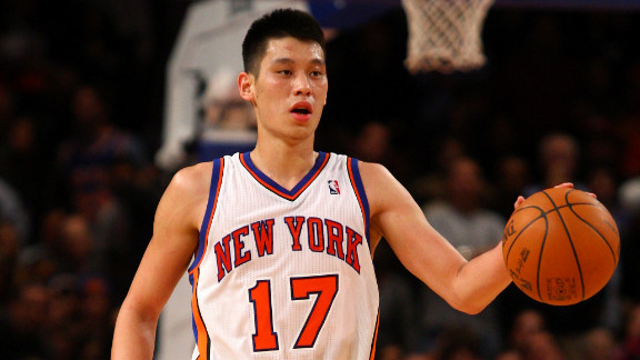 Jeremy Lin with the New York Knicks during his Linsanity run.