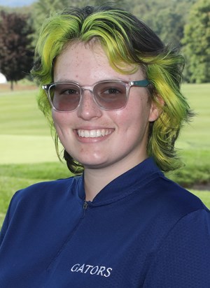 Camile OHalloran, 23, led Allegheny with a 10th place finish in the Guy and Jeanne Kuhn Invitational on Sept. 26-27. She carded an 80 and 82 respectively during the two-day event. 