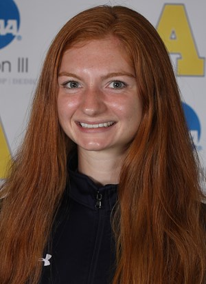 Megan Aaron, ’23, ran in the NCAC Championship for cross country on Saturday, Oct. 30. Aaron earned a first place finish out of 89 runners.