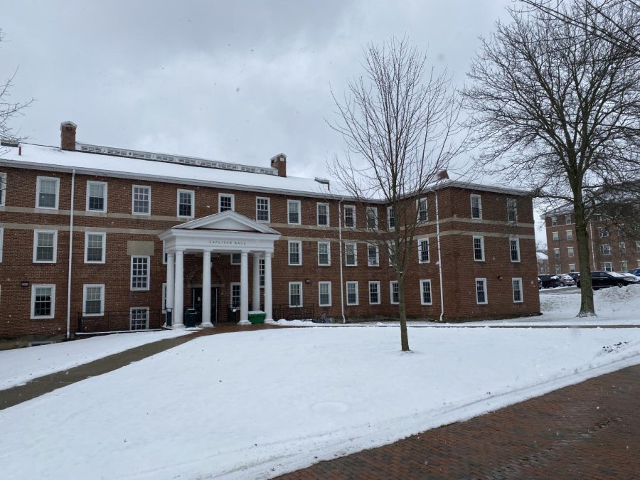 Caflisch Hall, erected in 1929 is one of the oldest and most energy consumptive dorms on campus. It, along with Allegheny Hall, will not be open for residents during the 2023-24 academic year.