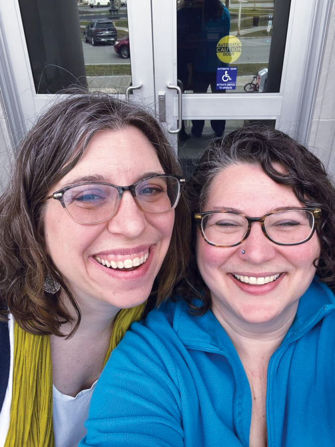 Lisa Whitenack (left) and Shanna Kirschner, both Allegheny College professors, are running for Crawford Central School District Director positions.