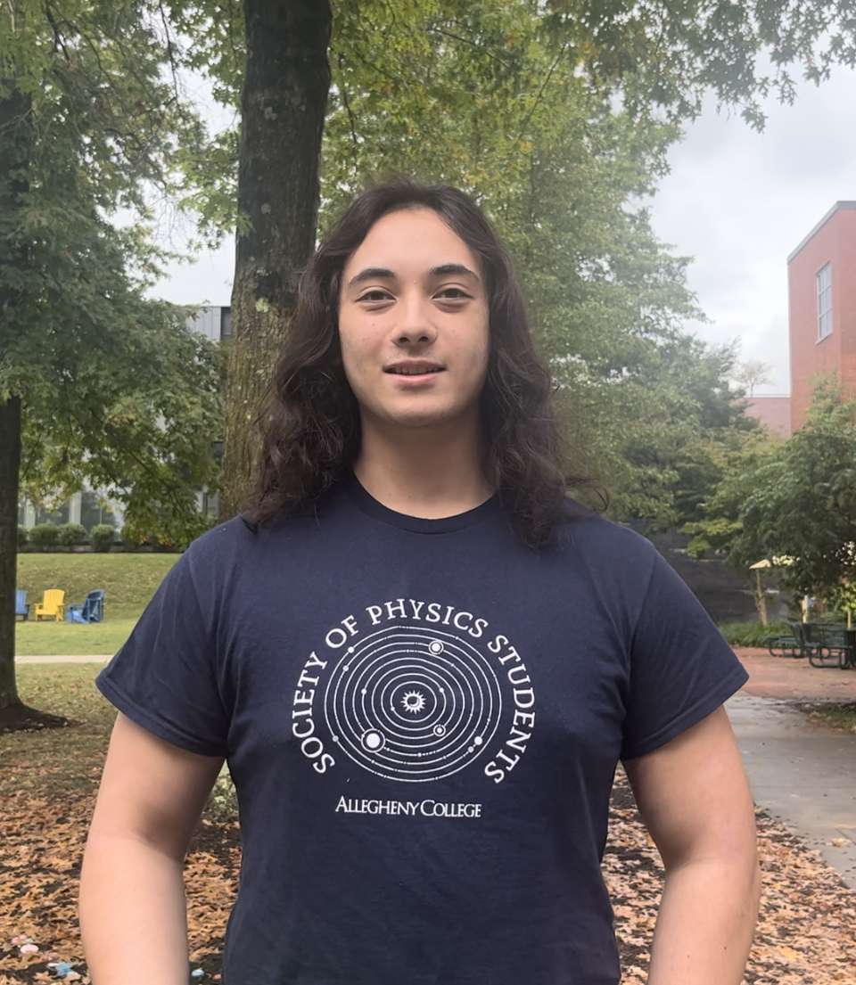 Toby Johnson, ’25
Major: Physics

“Something I can’t wrap my head around is how...in quantum mechanics how we know (a particle) is in a superposition before we observe it.”